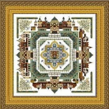 CHAT047 The Medieval Town Mandala Châtelaine Designs