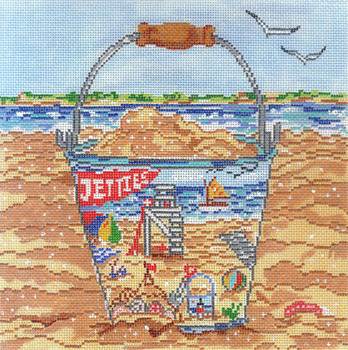 SWB168 Beach Pail 8X8 18 Mesh Cooper Oaks Designs