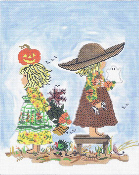 SWB1063 Fall Friends 8X10 18 Mesh Cooper Oaks Designs