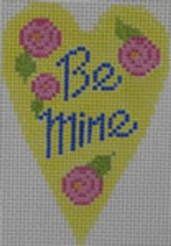 570A Be Mine Heart 2.25" X 3.5" 18 Mesh NEEDLEDEEVA