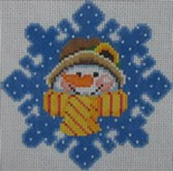 1345B Melvina the Snow Woman 3.8 x 3.8 18 Mesh NEEDLEDEEVA