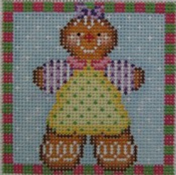 1365G Gingerbread Girl 3 x 3 18 Mesh NEEDLEDEEVA