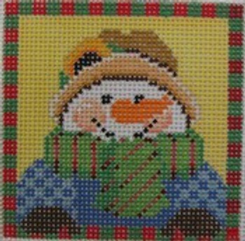 1365I Ole Snowman 3 x 3 18 Mesh NEEDLEDEEVA