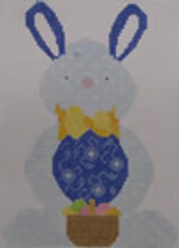 610B Blue Bunny 4.75 x 6.75 18 Mesh NEEDLEDEEVA