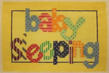 1017C Baby Sleeping 6 x 4.5 18 Mesh NEEDLEDEEVA