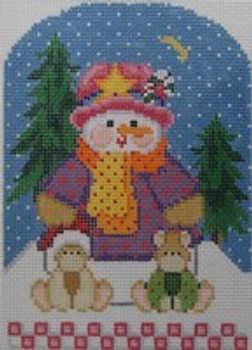 1334 Bertha and the Bears 4.25 x 5.5 18 Mesh NEEDLEDEEVA