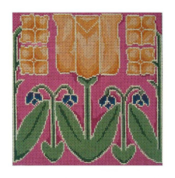 DH3682 Tulips & Pink Elements Designs  