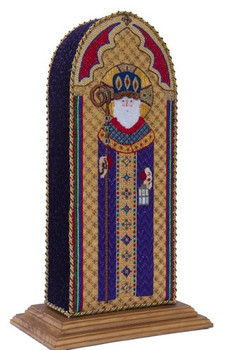 F3705 Byzantine St. Nicholas 9 x 22" 18 ct. Fiori Designs 