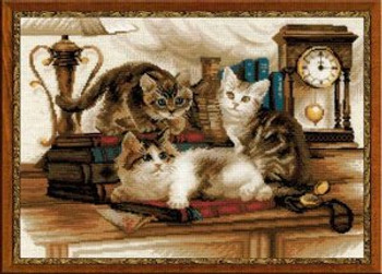 RL1247 Riolis Cross Stitch Kit Furry Friends