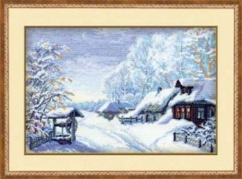 RL989 Riolis Cross Stitch Kit Russian Winter