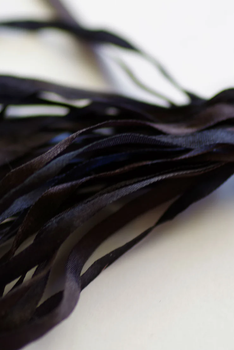 SR4 00B Black Silken Ribbon 4mm Thread Gatherer
