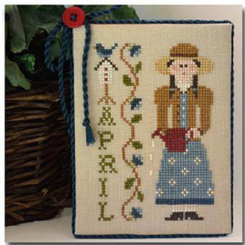 Calendar Girl: April 46 x 67 Little House Needleworks14-1446