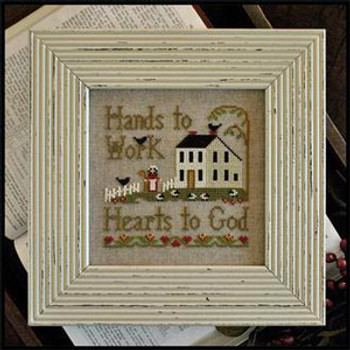 Hands To Work 77 x 77 Little House Needleworks 14-1042