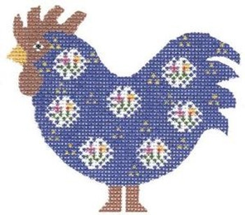 LR361A Blue Rooster 3.5X3.5 13 Mesh Cooper Oaks Designs