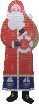 LR3002A Sailing Santa 3X6.5 18 Mesh Cooper Oaks Designs