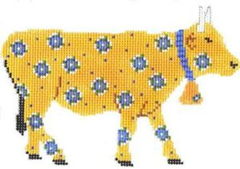 CBC815 Yellow Cow 5X7 13 Mesh Cooper Oaks Designs