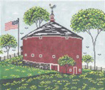 WK2035 The Round Barn 12X10 13 Mesh Cooper Oaks Designs