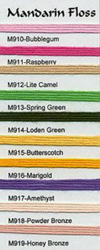 Rainbow Gallery Mandarin Floss M914 Loden Green