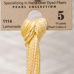 Pearl Cotton 5 1114 Lemonade Weeks Dye Works