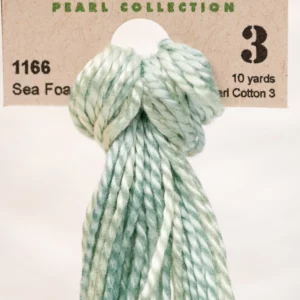 Pearl Cotton 3 1166 Sea Foam Weeks Dye Works