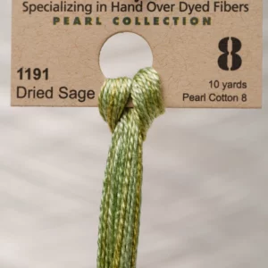Pearl Cotton 8 1191 Dried Sage Weeks Dye Works 