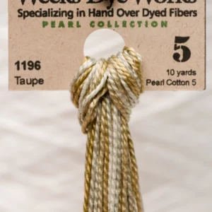 Pearl Cotton 5 1196 Taupe Weeks Dye Works