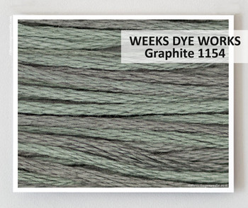 Weeks Dye Works Pearl Cotton 12 1154	 Graphite