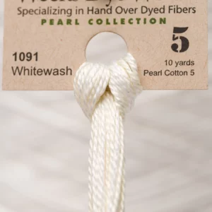 Pearl Cotton 5 1091 Whitewash Weeks Dye Works