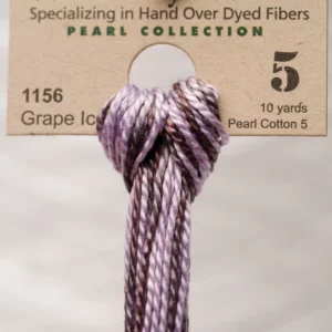 Pearl Cotton 5 1156 Grape Ice Weeks Dye Works