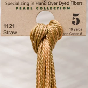 Pearl Cotton 5 1121 Straw Weeks Dye Works