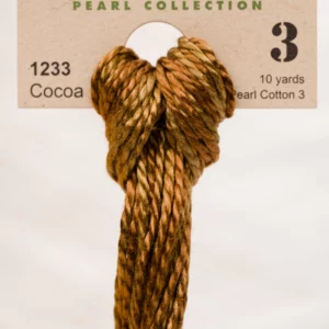 Pearl Cotton 3 1233 Cocoa Weeks Dye Works