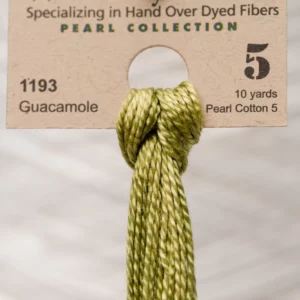 Pearl Cotton 5 1193 Guacamole Weeks Dye Works