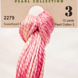 Pearl Cotton 3 2279 Sweetheart Rose Weeks Dye Works