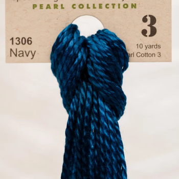 Pearl Cotton 3 1306 Navy Weeks Dye Works