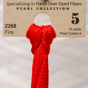 Pearl Cotton 5 2268 Fire Weeks Dye Works