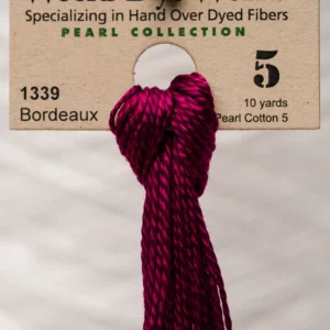 Pearl Cotton 5 1339 Bordeaux Weeks Dye Works
