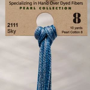 Pearl Cotton 8 2111 Sky Weeks Dye Works