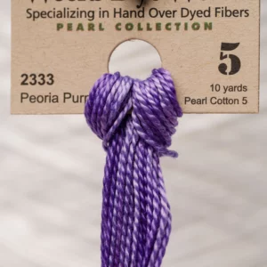 Pearl Cotton 5 2333 Peoria Purple Weeks Dye Works