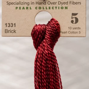 Pearl Cotton 5 1331 Brick Weeks Dye Works