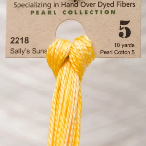 Pearl Cotton 5 2218	 Sally's Sunshine Weeks Dye Works