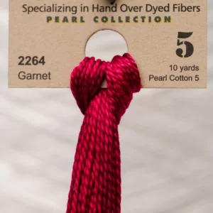 Pearl Cotton 5 2264 Garnet Weeks Dye Works