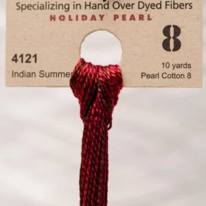 Pearl Cotton 8 4121 Indian Summer Weeks Dye Works 