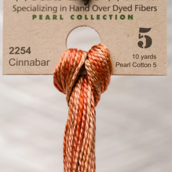 Pearl Cotton 5 2254 Cinnabar Weeks Dye Works
