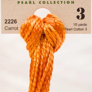 Pearl Cotton 3 2226 Carrot Weeks Dye Works
