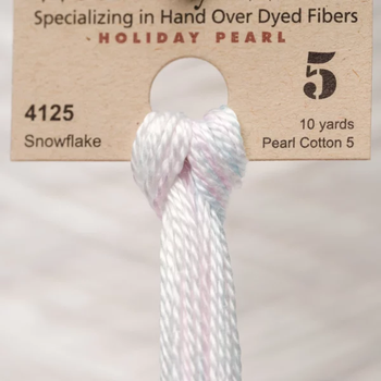 Pearl Cotton 5 4125 Snowflake Weeks Dye Works