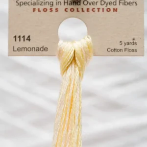 6-Strand Cotton Floss Weeks Dye Works 1114 Lemonade