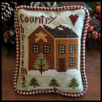 2012 Ornament 9-Country Christmas 45x59 by Little House Needleworks 12-2632