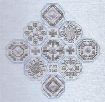 More Variations 80w x 80h Freda's Fancy Stitching  Pattern Only 14-1692
