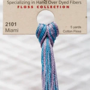 6-Strand Cotton Floss Weeks Dye Works 2101 Miami