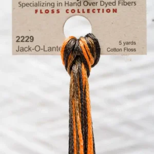 6-Strand Cotton Floss Weeks Dye Works 2229 Jack-o-Lantern